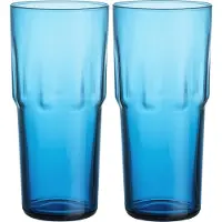 Iittala Solare drikkeglas højt 39 cl 2-pak Elektrisk blå