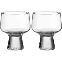 Iittala Solare glas på fod 29 cl 2-pak Klar