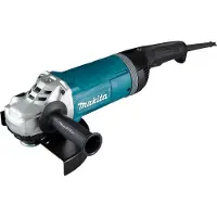 Makita GA9080X1 Kampinis šlifuoklis, 2700 W, 230 mm, 6,4kg, pasukama galinė rankena, antivibracinė šoninė rankena