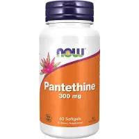 Now Supplements Pantethine (Coenzym A Precursor) 300 mg Kardiovaskul?r sundhed* 60 Softgels