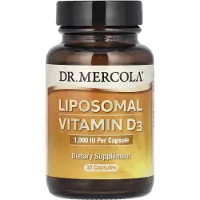 Dr. Mercola , Liposomalt Vitamin D3, 1,000 IU, 30 Kapsler