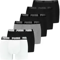 Puma Boksershorts 'Everyday' lysegrå / sort / hvid