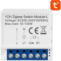 Avatto ZigBee LZWSM16-W1 smart trunk switch uden neutral TUYA