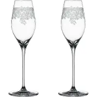 Spiegelau Arabesque champagneglas 30 cl 2-pak Klar