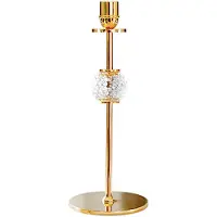 Hilke Collection Alba lysestage 30 cm Solid messing og glas