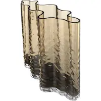 Cooee Design Gry wide vase 19 cm Cognac