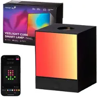 Yeelight Cube Smart Lamp - Light Gaming Cube Matrix - Rooted Base - Panel kube + base
