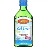 Carlson Labs Carlson, Børnes Wild Norwegian, Kodeleverolie, Bubble Gum , 8,4 fl oz (250 ml)