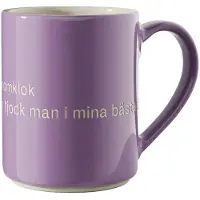 Design House Stockholm Astrid Lindgren krus, I am handsome lilla-svensk