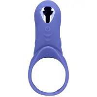 Loveline Vibrating Cockring with Clit Stimulation - Tamiya Blue