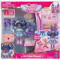 Royale High Art Class Leges?t - 1 Dukke 6 Tilbeh?r - 1 Surprise Water Reveal - Passer inde i Castle Leges?t - Virtuel varekode inkluderet - Alder