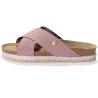 Bayton Pantoletter 'Burgos' brun / lilla