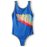 MINOTI Badedragt aqua / royalblå / guld / lyserød