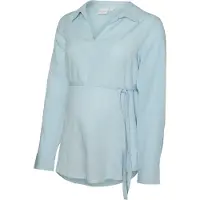 Mamalicious Bluse 'MLPETRA' lyseblå