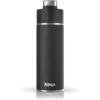 Ninja Thirsti, 700 ml, Dagligt forbrug, Fitness, Vandring, Sport, Sort, Plast, Rustfrit stål, Voksen, Mand/kvinde