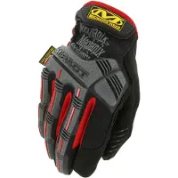 Mechanix Pirštinės M-Pact 52 juodos/raudonos XXL dydis. Velcro, TrekDry, dirbtinė oda, delno, krumplių, Armortex, pirštų apsauga, D30 apsauga nuo vibracijos