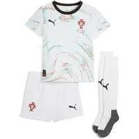 Puma Portugal 2025 Away Minikit Kids, Clothing, White/Black, 2-3Y