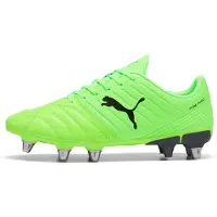 Puma Avant Rugby Boots Men, Shoes, Green Glare/Black/Galactic Gray, 40.5