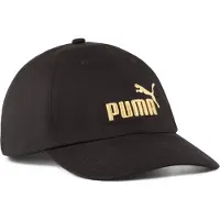 Puma ESS No.1 Logo Baseball Cap, Accessories, Black/Gold/Logo, OSFA