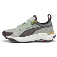 Puma Voyage NITRO 3 Trail Running Shoes Women, Shoes, Green Fog/Midnight Plum/Golden Fog, 35.5