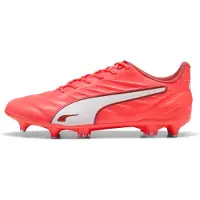 Puma KING PRO MxSG Football Boots Unisex, Shoes, Glowing Red/White/Red Fire, 40.5