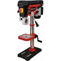 Einhell TC-BD 630/1, Søjleboremaskine, Nøgle, B16, Dreje, Sort, Rød, 250 rpm