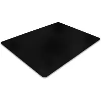 Floortex Advantage stoleunderlag i sort PVC, 90x120 cm til hårdt gulv