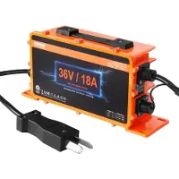 Vevor 36 Volt Golfvognsbatterioplader, 18 AMP, Smart Club Car Charger med Crowfoot-stik, kompatibel med blysyre AGM/GEL/EFB MF NMC LiFePO4-batterier til Club Car EZGO Yamaha, IP67 ETL-certificeret