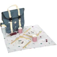 Small Foot - Backpack with Wooden Picnic Tasty Playset 14pcs.