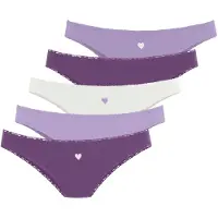 LASCANA Slip lilla / lavendel / hvid