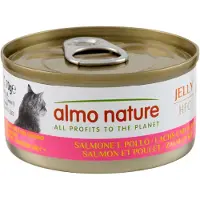 Almo nature Økonomipakke: 24 x 70 g - HFC Laks & kylling i gelé