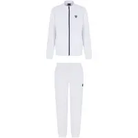 EA7 EA7til mænd. 8NPV56_PJ4EZ Premium hvid træningsdragt (M), Casual, Sport, Multisport, Viscose, Lange ærmer