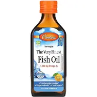 Carlson Labs , Den Very Fineste Fiskolie, Naturlig Orange, 6,7 fl oz (200 ml)