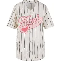 Karl kani Bluse lyserød / pitaya / sort / hvid