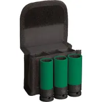 Bosch 2 608 003 033, Topnøglesæt, 1/2, Metric, 3 hoved(er), 17,19,21 mm, 86 mm