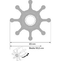 Johnson Pump Impeller Til Pumper 10242773 65 Mm