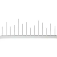 Star Trading Ljusstake Buzz Hvid 77cm