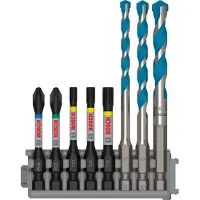 Bosch Impact Ph2/pz2/t20/25/30/hex-9 Mc 5/6/8 Bore-og Spidsæt