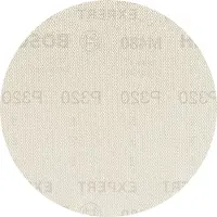Bosch Expert M480 Net - Sandpapirsark - for hardwood, mal på træ - 5 stykker - rund - kornstørrelse: P320 - 150 mm