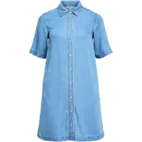 Object Blusekjole 'OBJFRAME' blue denim
