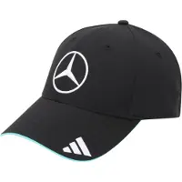 Adidas Kasket - Mercedes - Sort m. Logo - - 56 cm - Kasket