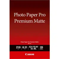 Canon Pro Premium PM-101 - Glat mat - 310 micron - Super A3/B (330 x 483 mm) - 210 g/m² - 20 ark fotopapir - for PIXMA PRO-1, PRO-10, PRO-100