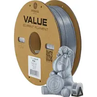 PrimaCreator PrimaValue PLA+ - 1,75mm - 1kg - Sølv 7340002119533 Modsvarer: N/A