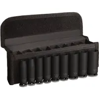 Bosch Accesorios Bosch Professional PRO Impact socket set 3/8, 9-piece black, deep