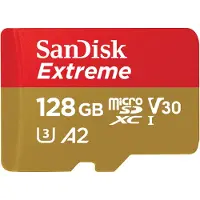 SanDisk Extreme MicroSD/SD - 190MB/s - 128GB