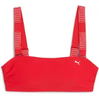 Puma Women's Bandeau Top, Clothing, Red, XS