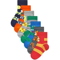 Next Sokker mørkegrå / grå-meleret / grøn / orange