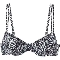 s.Oliver Bikinioverdel sort / hvid