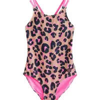 Next Badedragt camel / marin / pitaya / pudder
