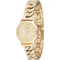 GUESS Analogt ur guld / sort